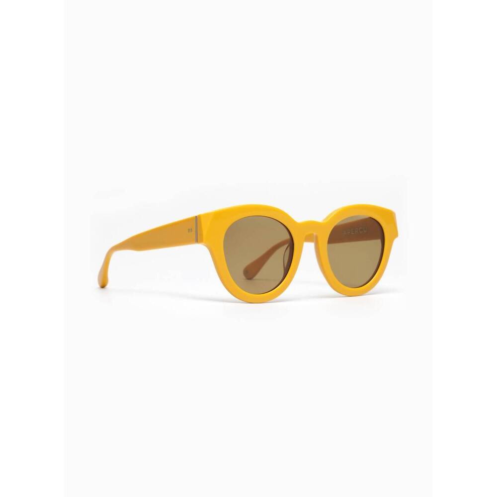 NEW APERÇU EYEWEAR women's le rond sunglasses in saffron